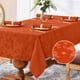 thumbnail image 3 of Romanstile Mantel rectangular de jacquard de otoño – Manteles decorativos con estampado floral de damasco impermeables, manteles de tela pesados para cenas/fiestas/vacaciones, 60 x 102 pulgadas, color, 3 of 4