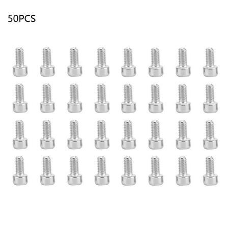 

50Pcs Hex Socket Bolt Screw Stainless Steel Cylinder Head Fasteners for Wood ToolM4x8