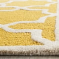 thumbnail image 3 of SAFAVIEH Cambridge Liz Geometric Wool Area Rug, Gold/Ivory, 9' x 12', 3 of 6