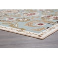 thumbnail image 5 of Transitional 2x8 Area Rug (2'3'' x 7'6'') Floral Seafoam, Beige Indoor Runner Easy to Clean, 5 of 7