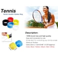 thumbnail image 2 of SIEYIO 4Pcs Tennis Racket Silicone Racquet Grip Rings Racket Bands Racket Rubber Rings, 2 of 15