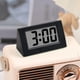 thumbnail image 5 of Despertador digital moderno con Snooze - Reloj de escritorio de plástico blanco para dormitorio y oficina - 5,9x2,7x3,5 cm, 5 of 6