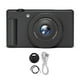 thumbnail image 2 of Cámarae digital de 5k para fotografía, cámaras de vlogging de 80mp con Pantalla de Volteo de 2.8 Pulgadas, Zoom Digital 18x, Video de Vije Compacto Camara para viajar, Batería, 2 of 7