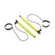 thumbnail image 5 of Barra de pilates de 2 secciones, equipo de fitness desmontable con soporte para pies estirado Amarillo, 5 of 9