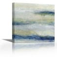 thumbnail image 1 of Indigo Motion I - Contemporary Fine Art Giclee on Canvas Gallery Wrap - wall décor - Art painting - 36 x 36 Inch - Ready to Hang, 1 of 2