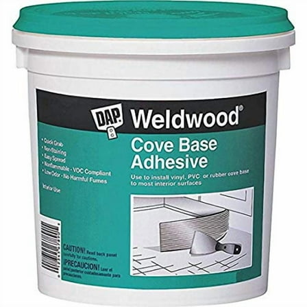 7079825053, Weldwood Cove Base Adhesive  Quart 25053,  White,  32 Fl Oz