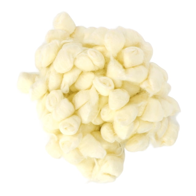Bola de algodón para hámster, ropa de cama suave y cálida para invierno, bola de algodón para hámster, hámster sirio, chinchilla, amarillo