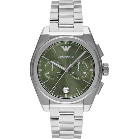 Emporio Armani Federico Men's Green Dial Quartz Watch AR11640