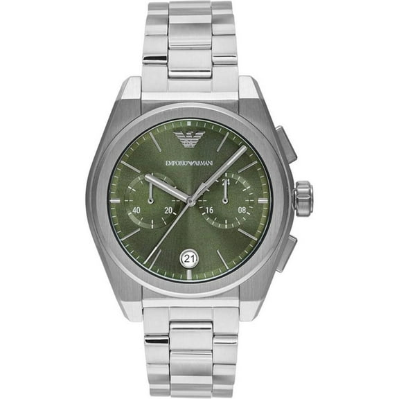 Emporio Armani Federico Men's Green Dial Quartz Watch AR11640
