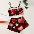 thumbnail image 3 of 2024 Ladies Pajama Shorts Set5 Camping Clothes for Women Womens Shorts Pajamas Silk Pajama Shorts for Women Womens Flannel Pajamas Pants Set Pajama for Women Set Pajamas for Juniors Long Sleeve Shorts, 3 of 3