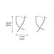 thumbnail image 2 of WILLBEST Aretes De Plata De Ley 925 Con Forma De Cuerda Para Mujer, Aretes Pequeños Con Forma De Oreja, Piercings Para Oreja, Aretes Pequeños, 2 of 5