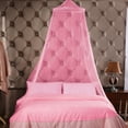 thumbnail image 4 of JingChun Mosquito Net Bed Canopy for Girls,King Canopy Bed Curtains Full Queen Size from Ceiling,Dome Mosquito Netting Bed Tent Canopy Bed Decor for Baby Crib,Kid Bed and Adult Beds, 4 of 7
