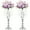 Silvery-2pcs, variant on 2/10Pcs Metal Flower Vases Crystal Flower Stand Wedding Centerpieces for Tables Party Dinner Event Restaurant Hotel Decoration, New Year Decoration