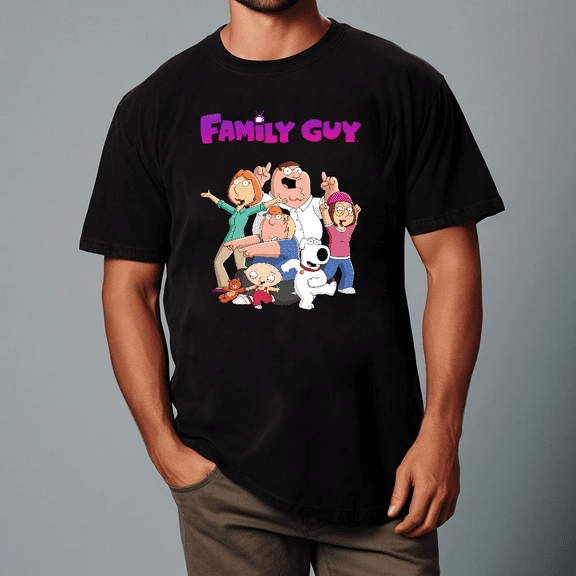 Family Guy Classic Cartoon Comedy Animated TV Series Fan Unisex T-shirt, for men & women, up to size 5XL