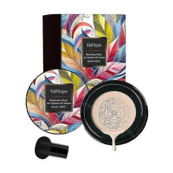 Eelhope Mushroom Head Air Cushion Small Mushroom Air Cushion Easy To Apply Makeup Without Clogging P