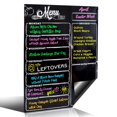thumbnail image 1 of Magnetic Menu Board for Fridge - Weekly Meal Planner with Grocery List and Notepad Chalkboard Set for Kitchen Refrigerator - Premium dry earse magnetic blackboard, 1 of 8