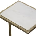 thumbnail image 7 of Uttermost Elevate White Marble Drink Table, 7 of 7