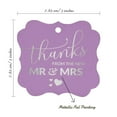 thumbnail image 7 of Inkdotpot Real Silver Foil Bracket Shape Paper Hang Tags Thanks From The New Wedding Favor Tags Pack Of 100, 7 of 7