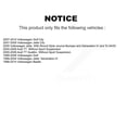 thumbnail image 2 of Front Rear Suspension Strut Shock Mounting Kit for Car Volkswagen Jetta Golf Beetle City Audi TT Quattro - Left Right Side (Driver Passenger) K73-100028, 2 of 2