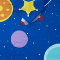 thumbnail image 4 of SYNPOS Baby Kids Bath and Beach Hooded Towel Wrap, 24" x 48", Astronaut, 4 of 6