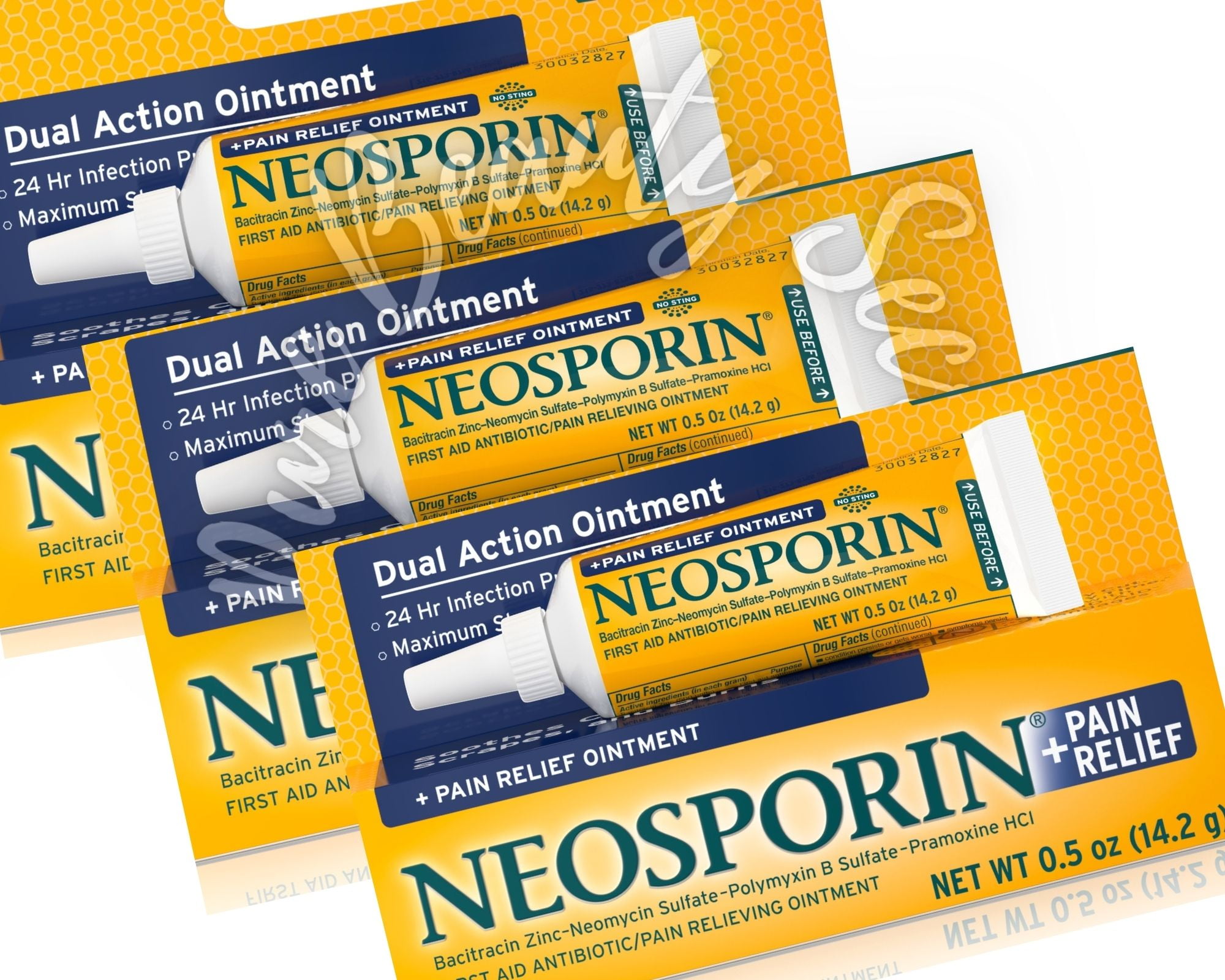 Neosporin Pain Relief Ointment 0.5oz x 3