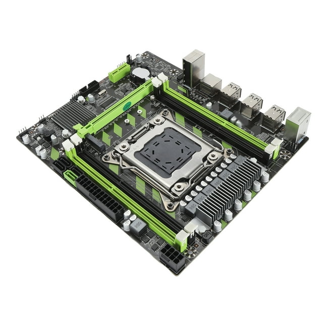 Desktop Computer Motherboard, Gigabit Card X79G Motherboard DDR3 Memory for Computer