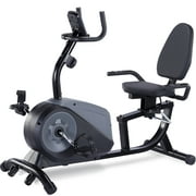 ECHANFIT Recumbent Exercise Bike for Seniors Adults with 8 Levels Magnetic Resistance, 350 lbs Maximum Weight