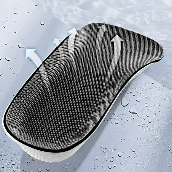 Aumento de altura Plantillas antideslizantes para calzado deportivo, transpirables, con elevación de medio talón para discrepancias en la longitud de las piernas.