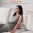 thumbnail image 3 of 146" Modular Sectional Sofa Oversized U-Shaped Cloud Boneless Sofa for Living Room, No Assembly, White, 3 of 9