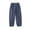 Gray, variant on Women Casual Pants Cotton Elastic Waist Lightweight Crinkle Fabric Loose Casual Trousers with Elastic Cuffs