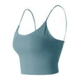 thumbnail image 4 of HAiming Sports Bras for Women Solid Athletic Gym Yoga Workout Running Wireless Seamless Breathable Tops, 4 of 5