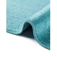 thumbnail image 7 of Unique Loom Williamsburg Collection Area Rug - Solid (4' 1" x 6' 1" Rectangle Turquoise/Teal), 7 of 7