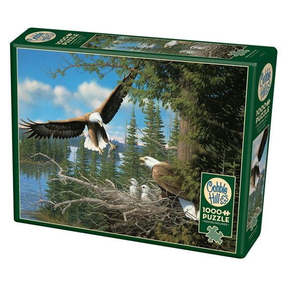Cobble Hill: Nesting Eagles 1000 Piece Jigsaw Puzzle
