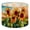 Color 3, variant on Linen Drum Lamp Shades Seamless cosmic sun crescent moon vintage astrology Sun face 13" x 13" x 10" Lampshade for Table Lamps Floor Lamps Lamp Shade Replacement Easy Assembly Required