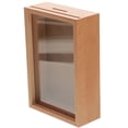thumbnail image 1 of Alcancía con marco de madera para fotos, alcancía decorativa, caja para guardar monedas, 1 of 8