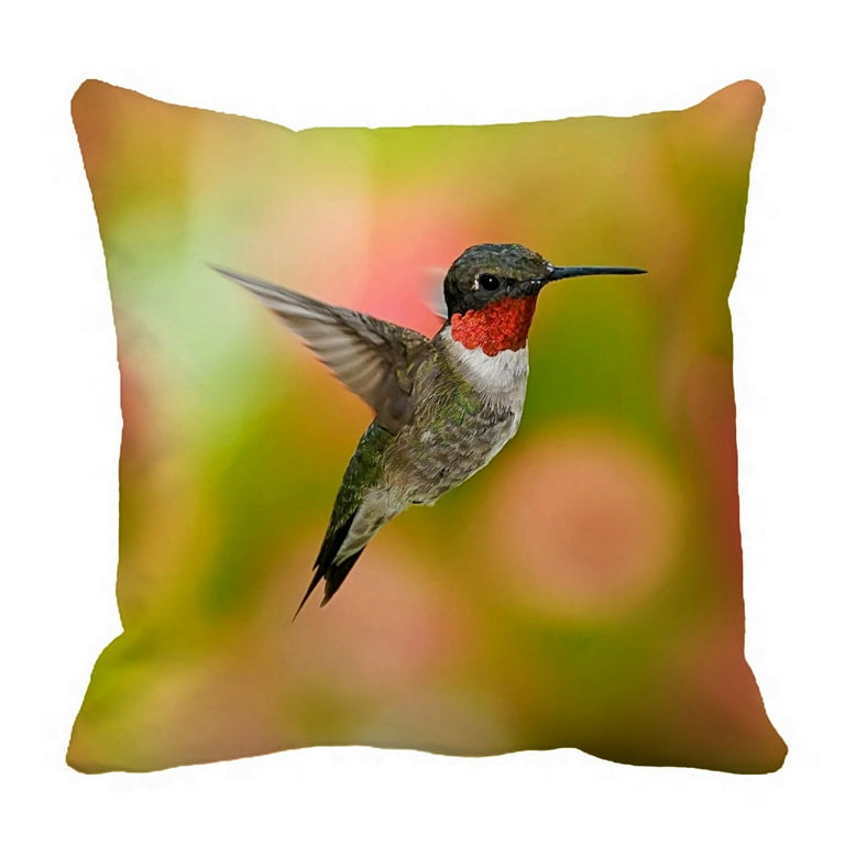 ZKGK Hummingbird Pillowcase Home Decor Pillow Cover Case Cushion