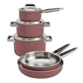 thumbnail image 2 of ZWILLING Pure 8-pc Stainless Steel Cookware Set, Rose, 2 of 6