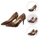 thumbnail image 2 of 1 Pair Leopard Print High Heel Women Pumps Single Shoes High Heel Shoes Pointed Toe Women Pumps, 2 of 3