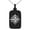 Black, variant on Stainless Steel Aztec Unity Rune Engraved Small Rectangle Dog Tag Charm Pendant Necklace