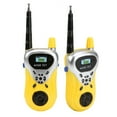 thumbnail image 1 of Radio Walkie Talkie de mano para niños, transceptor de radio para exteriores, interfono (amarillo), 1 of 6