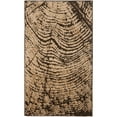 thumbnail image 2 of Contemporary Rug - Kashmir 90% Polyester And 10% Cotton -Brown/Beige-Color:Brown/Beige,Design:Contemporary,Shape:Small Rectangle,Size:6'L x 4'W, 2 of 2