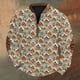 thumbnail image 1 of Blusas y camisas de manga larga con cuello redondo Sudadera con capucha de cuello redondo para hombre Jersey estampado Top de manga larga Blusa de poliéster para hombre, 1 of 4