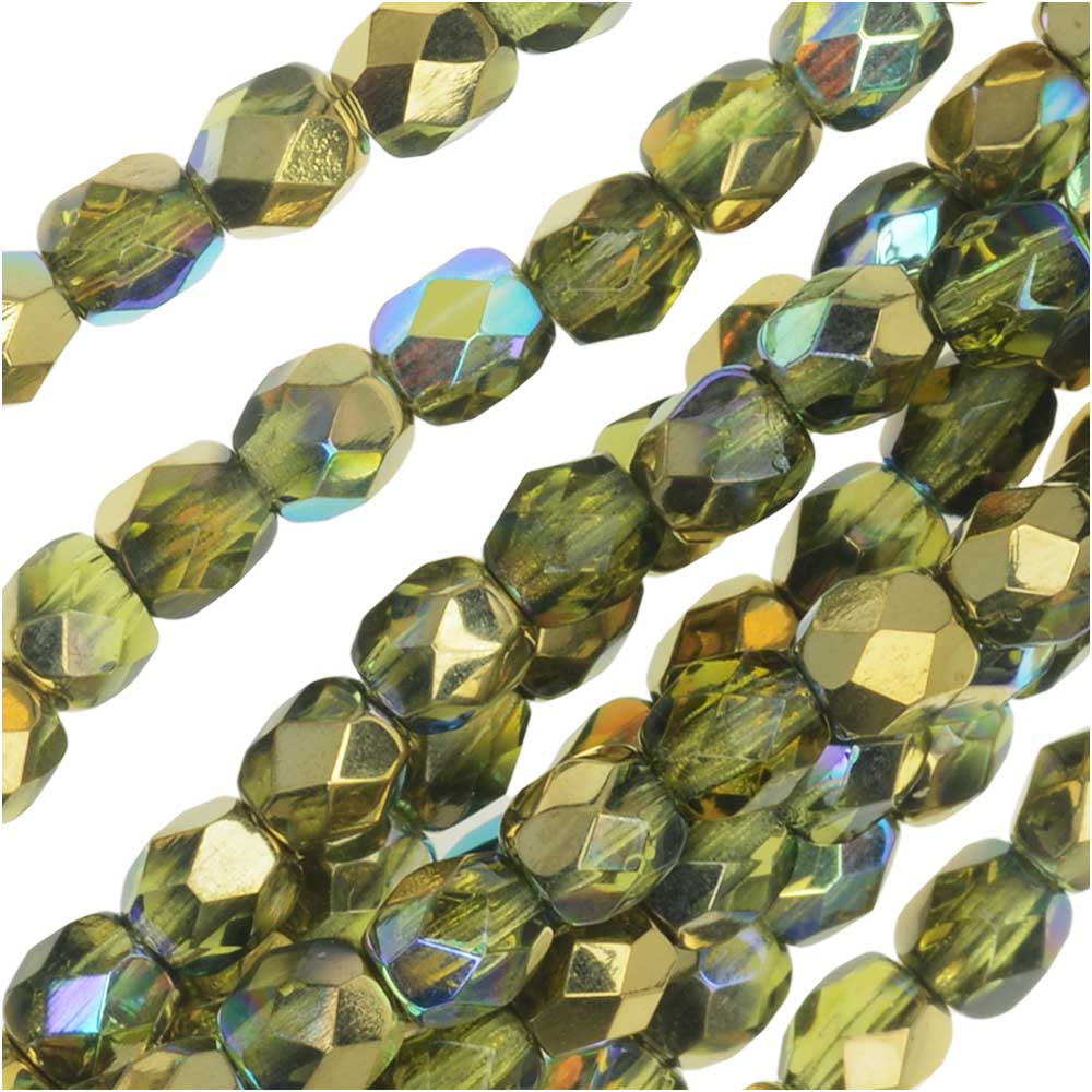 Czech Crystal 4mm Faceted Round Loose Beads For Bracelet Necklace Jewelry Making 