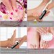 thumbnail image 5 of Depurador de pies, herramientas de pedicura para almacenamiento de piel muerta de doble cara para el cuidado de los pies, acero inoxidable (un paquete con dos lados), 5 of 5