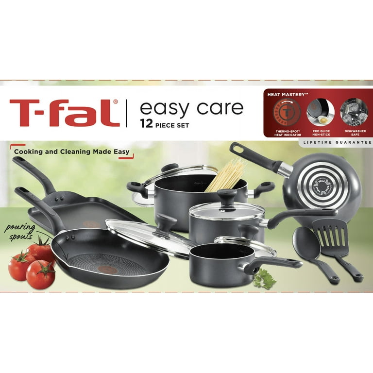 T-fal® Fresh Ceramic Non-Stick Cookware Set, 12 pc - Kroger