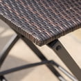 thumbnail image 4 of Noble House Margarita Outdoor Multi Brown Wicker Barstools (Set of 2), 4 of 8