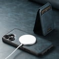 thumbnail image 4 of Allytechgroup Wallet Case for iPhone 16 Plus, Compatible with MagSafe Detachable Pocket Wallet Magnetic Card Bag PU Leather Case with Kickstand Credit Card Slots Wireless Charging, Blue, 4 of 9