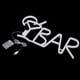thumbnail image 4 of BAR Letras Luz de Neón, BAR Letras en Forma de LED Letreros de Tienda Luz de Neón Letreros de Tienda Luz LED Acabado de Lujo Jadeshay A, 4 of 8