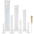 thumbnail image 3 of Brybelly 1000 ml Polypropylene Plastic Graduated Cylinders - Pack of 4, 3 of 5