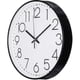 thumbnail image 2 of Large Round Stylish Modern Wall Clock Easy Readable Big Numbers, 2 of 5